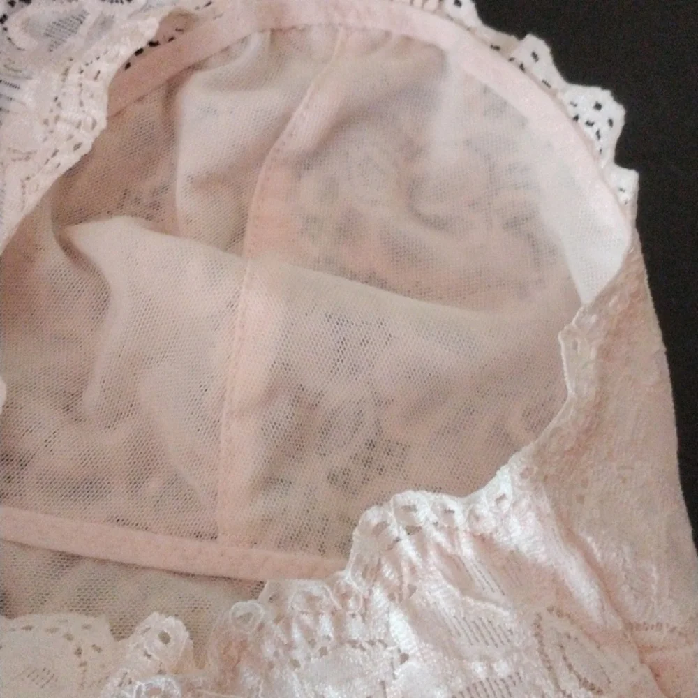 Felina lingerie pink lace bralette